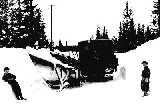 Plogbilen vid Fjällgården, 1938