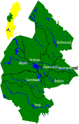 Fjällkarta över Klövsjöfjällen